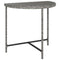Tuintafel 80x50x75 cm poly rattan grijs