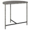 Tuintafel 80x50x75 cm poly rattan grijs