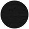 Tafelblad rond 60x3 cm massief grenenhout zwart