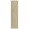 Boekenkast 3 schappen 60x30x114 cm spaanplaat wit sonoma eiken