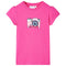 Kindershirt 128 donkerroze