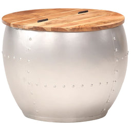 Salontafel 53x43 cm massief acaciahout