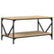 Salontafel 90x50x45 cm bewerkt hout sonoma eikenkleurig
