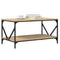 Salontafel 90x50x45 cm bewerkt hout sonoma eikenkleurig