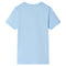 Kindershirt met korte mouwen 92 lichtblauw
