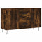 Dressoir 100x36x60 cm bewerkt hout gerookt eikenkleurig