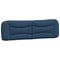 Hoofdbordkussen 180 cm stof blauw