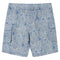 Kindershorts met trekkoord 116 donkerblauw