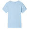 Kindershirt 116 lichtblauw