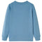 Kindertrui met gorillaprint 116 middelblauw