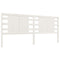 Hoofdbord 166x4x100 cm massief grenenhout wit