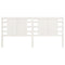 Hoofdbord 166x4x100 cm massief grenenhout wit