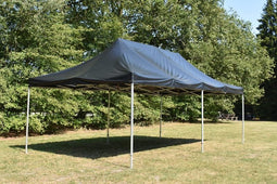 Partytent Prof Easy Up Alu 3 x 6 meter zonder zijwanden in Zwart