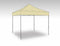 Partytent Easy Up Alu 3 x 3 mtr met zijwanden in Beige