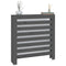 Radiatorombouw 79,5x19x84 cm massief grenenhout grijs
