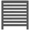 Radiatorombouw 79,5x19x84 cm massief grenenhout grijs