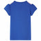 Kindershirt 92 kobaltblauw