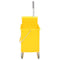 Dweilemmer met wringer en wielen 20 L polypropeen geel