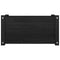 Plantenbak 60x31x31 cm massief grenenhout zwart