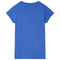 Kindershirt 140 kobaltblauw