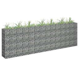 Gabion plantenbak 270x30x90 cm gegalvaniseerd staal