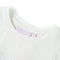 Kindershirt met mouwen met ruches 128 wit
