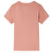 Kindershirt met korte mouwen 116 lichtoranje