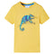 Kindershirt met korte mouwen 92 lichtokerkleurig
