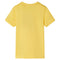 Kindershirt met korte mouwen 92 lichtokerkleurig