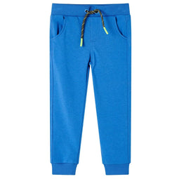 Kinderjoggingbroek 128 blauw
