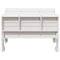 Picknicktafel voor kinderen 88x122x58 cm massief grenenhout wit