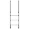 Zwembadladder 54x38x158 cm 304 roestvrijstaal