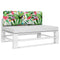 Palletkussen 120x40x12 cm stof meerkleurig