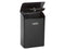 Brievenbus Leeds zwart staal 42x27x15 cm