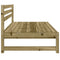 Tuinmiddenbank 120x80 cm gempregneerd grenenhout