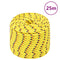Boottouw 14 mm 25 m polypropyleen geel