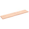 Wandschap 200x40x4 cm onbehandeld massief eikenhout