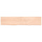 Wandschap 200x40x4 cm onbehandeld massief eikenhout