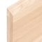 Wandschap 200x40x4 cm onbehandeld massief eikenhout