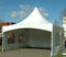 Stijlvolle PAGODE KEDER TENT RONDE PALEN - INCL ZIJWANDEN - 4X4 mtr