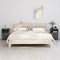Nachtkastjes 2 st 40x35x62 cm massief grenenhout donkergrijs