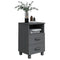 Nachtkastjes 2 st 40x35x62 cm massief grenenhout donkergrijs