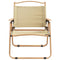 Campingstoelen 2 st 54x43x59 cm oxford stof beige