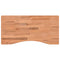 Bureaublad 80x(36-40)x2,5 cm massief beukenhout