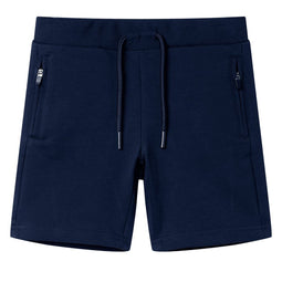 Kindershort 104 marineblauw
