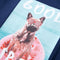Kindershirt hond in bootprint 116 marineblauw