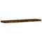 Wandschappen 8 st 40x10x1,5 cm bewerkt hout gerookt eikenkleur