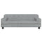 Kinderbank 90x53x30 cm fluweel lichtgrijs