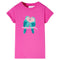 Kindershirt 140 donkerroze