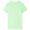 Kindershirt 92 neongroen